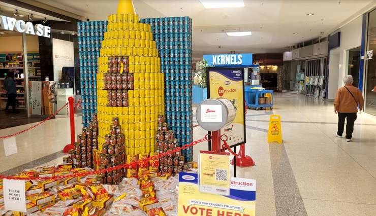 CANstruction at Lambton Mall. March 4, 2024. (Photo by Stephanie Chaves)