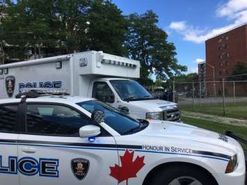 Windsor police had a lengthy standoff on Wednesday at a home too well known to them. Sept 4, 2019. Photo by Paul Pedro
