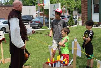 Life in the Middle Ages event at the Chatham-Kent Public Library Tilbury Branch on Tuesday, July 9, 2019. (Photo by Allanah Wills)