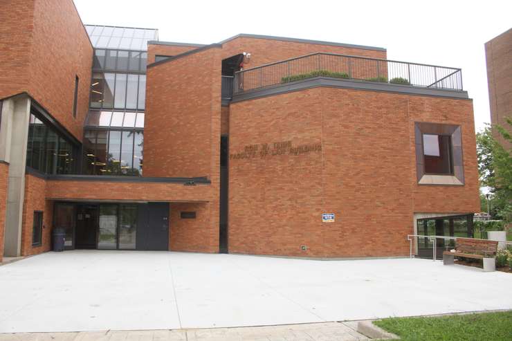 The Ron W. Ianni Building, Faculty of Law, University of Windsor, September 8, 2023. (Photo by Maureen Revait) 