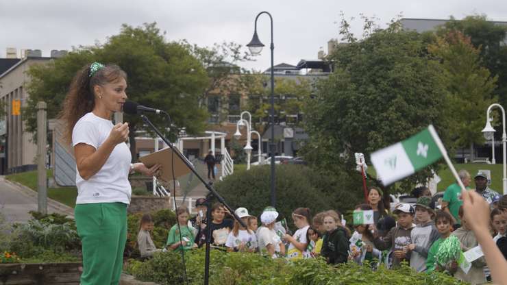 Tanya Tamilio of the Centre Communautaire Francophone de Sarnia-Lambton. September 25, 2024. (Photo by Natalia Vega) 