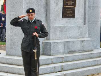 Sarnia's 2022 Remembrance Day ceremony at Veteran's Park - Nov. 11/22 (Blackburn Media photo by Josh Boyce)