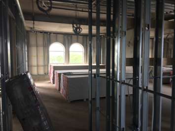 The new Boardwalk Condominium building in downtown Chatham is slated to be open by Christmas. June 7, 2018. (Photo by Paul Pedro)