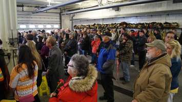 Sarnia's Day of Mourning ceremony. April 28, 2016 (BlackburnNews.com Photo by Briana Carnegie)