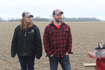 Groundbreaking ceremony at Red Barn Brewing Company in Blenheim on Tuesday, April 30, 2019.  (Photo by Allanah Wills)