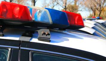 Police lights file photo. 