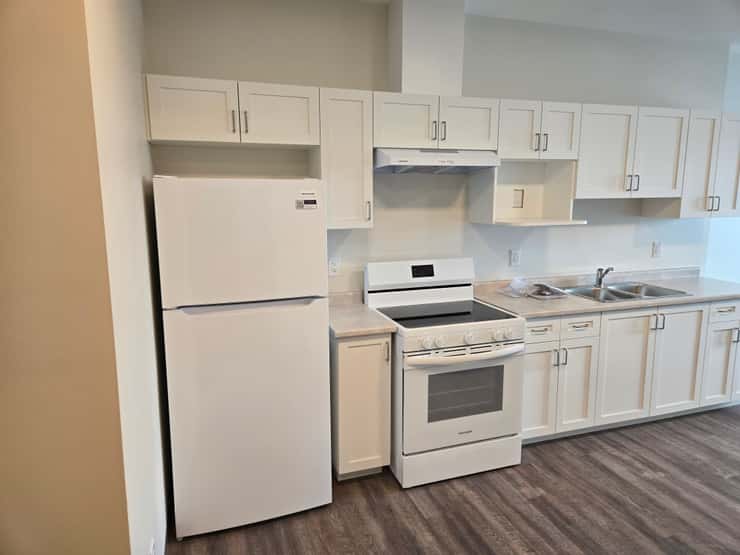 A unit in an Indigenous affordable housing building at 940 Confederation Street in Sarnia (Blackburn Media Photo By Josh Boyce)