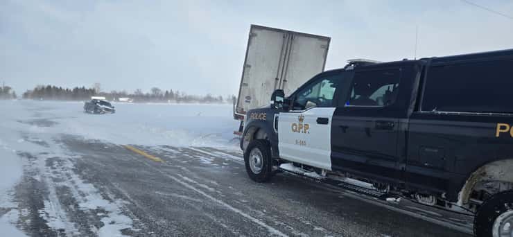February 7, 2026. Photo courtesy of Lambton OPP via X. 