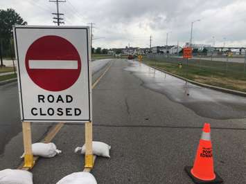 Flooding on Venetian Blvd. July 19, 2020. Photo courtesy of Greg Grimes. 