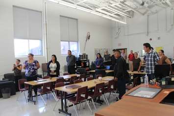 A presentation held in the new Harriet Jacobs Centre at WDSS. October 19, 2016. (Photo by Natalia Vega)