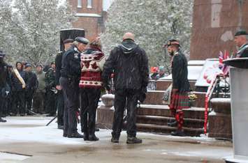 Windsor Remembrance Day ceremony, November 11, 2019. (Photo by Maureen Revait) 