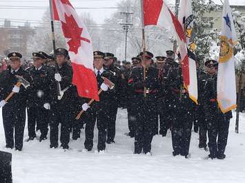 Remembrance Day in Sarnia 2019 (Blackburnnews.com photo by Aaron Zimmer)