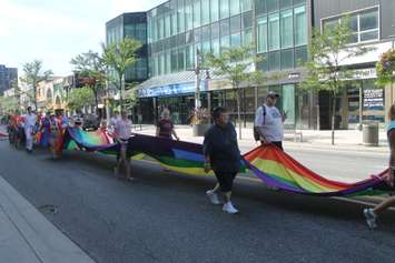 Windsor PrideFest Parade, August 13, 2017. Photo by Mark Brown/Blackburn News.