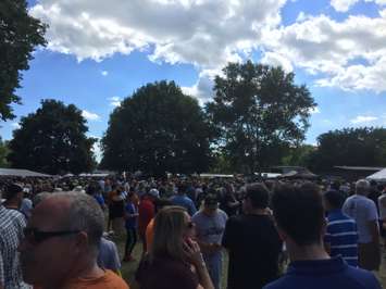 Thousands descend on Bothwell's Victoria Park for the annual Bothwell car show, August 6, 2016. (Photo by the Blackburn Radio Summer Patrol)