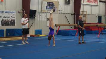 Gymnasts Training At Bluewater Gymnastics - July 25-16 (Blackburnnews.com Photo By Jake Jeffrey)