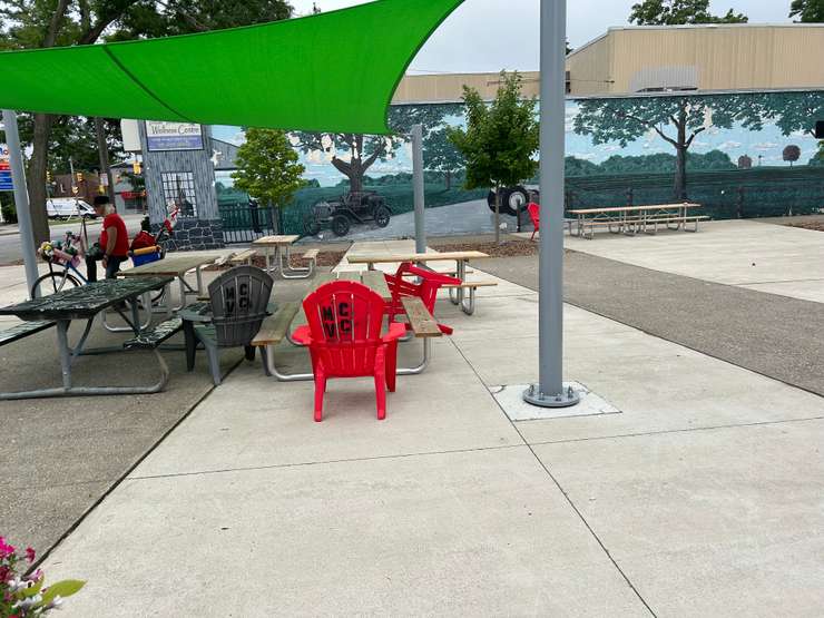The Mitton Village Parkette in July 2025 (Photo by: Lindsay Newman/Blackburn Media)