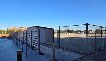 Former Bayside Centre property in downtown Sarnia (Blackburn Media photo by Josh Boyce)