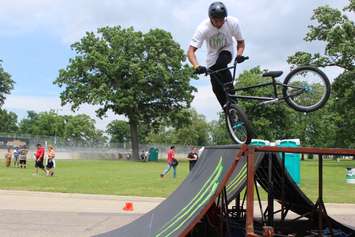 BMX at the Chevrolet Detroit Belle Isle Grand Prix, June 5, 2016. (Photo by Adelle Loiselle)
