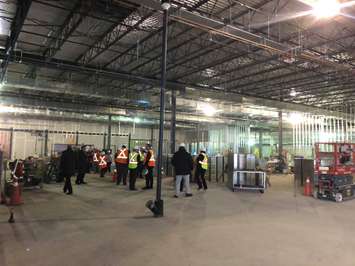 Construction  underway at the Cascades Casino on  Richmond St in Chatham on February 5, 2019. (Photo by Allanah Wills) 