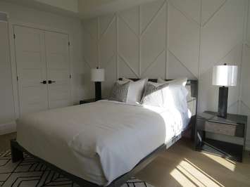 A bedroom inside the Dream Lottery dream home at 1761 Upper West Ave. in London. (Photo by Miranda Chant, Blackburn News)