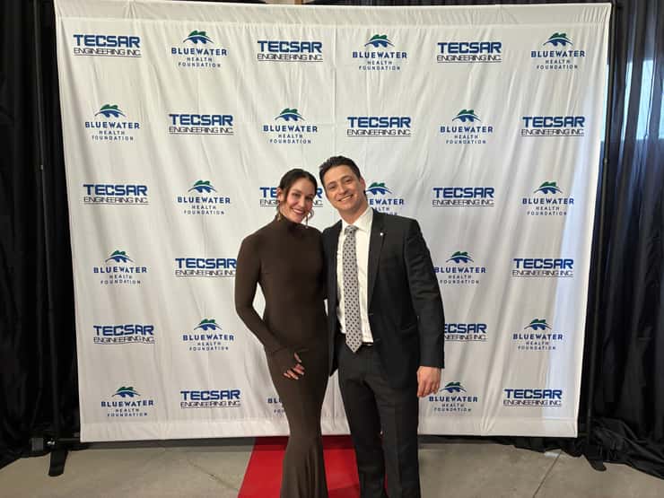 Tessa Virtue and Scott Moir at Bluewater Health Foundation Gala. May 7, 2026. Blackburn Media photo by Natalia Vega.