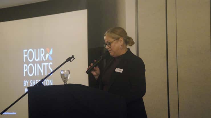 Sarnia Lambton Chamber of Commerce CEO Carrie McEachran. February 19, 2026. (Photo by Natalia Vega)