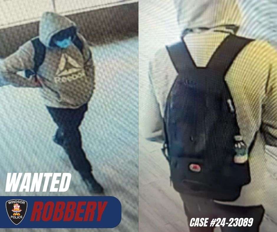 Windsor police seek suspect in east-end robbery