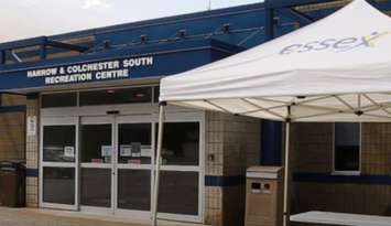 (screenshot of Harrow Arena from video by the Town of Essex)