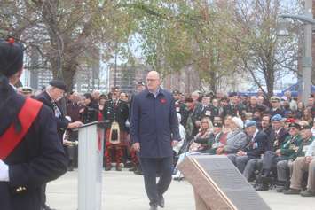 Remembrance Day service at the Windsor Cenotaph, November 11, 2022. 