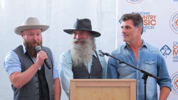Rising Star Award winners The Washboard Union at the CCMA Awards in London, September 11, 2016. (Photo by Miranda Chant, Blackburn News)