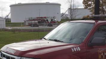 Sarnia Area Disaster Simulation at Enbridge. November 3, 2016 BlackburnNews.com photo by Melanie Irwin
