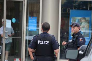 The BMO bank in Windsor at Walker Rd. and Tecumseh Rd. was reportedly robbed on September 23, 2016. (Photo by Ricardo Veneza)