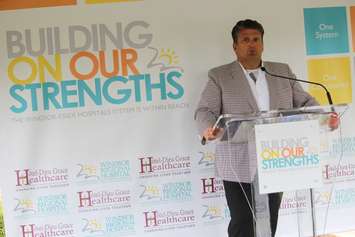 BlackburnNews.com file photo of Windsor Regional Hospital CEO David Musyj, July 16, 2015. (Photo by Jason Viau)
