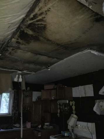 The former home of Kirk Peters on Snye Subdivision Road. (Photo submitted by Kirk Peters) 