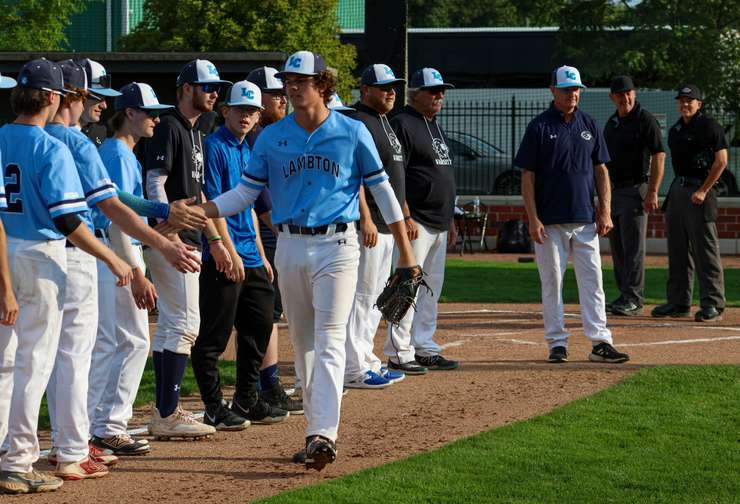 2023 Lambton Men’s Baseball Program. (Photo courtesy of Lambton College)