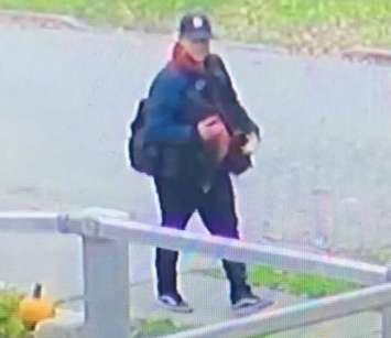 Chatham-Kent police are looking for the public’s assistance in identifying this man in connection with a theft investigation in Chatham. (Photo courtesy of Chatham-Kent police)