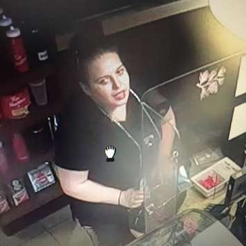 Suspect in poppy box theft in Durham. (Courtesy of West Grey Police via Facebook)
