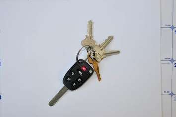 Sarnia Police seek the owners of these stolen sets of keys. July 21, 2016 Photo submitted by Sarnia Police.