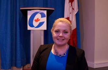 Lambton-Kent-Conservative candidate Lianne Rood. March 23, 2019. (Photo by Colin Gowdy, BlackburnNews)