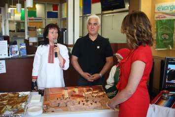 The Macedonian Village previews its offerings at the Windsor International Aquatic and Training Centre, June 4, 2019. Photo by Mark Brown/Blackburn News.