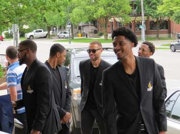 NBL Canada Champion, London Lightning honoured in special ceremony at city hall, June 6, 2017. (Photo by Miranda Chant, Blackburn News)