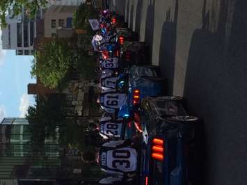 The Windsor Spitfires were greeted by hundreds of fans during the team's Mastercard Memorial Cup championship parade, May 31, 2017. (Photo courtesy of Colin Botten)