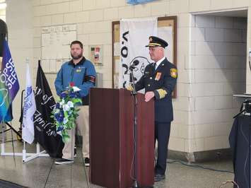2023 Day of Mourning Ceremony in Sarnia. Sarnia News Today photo by Stephanie Chaves.