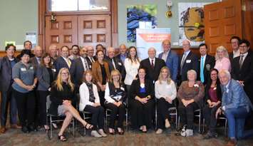 A delegation from Sarnia-Lambton at Queen's Park. September, 2023. File photo via. Sarnia Lambton Chamber of Commerce Facebook page.