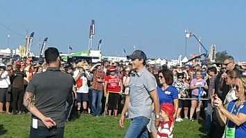 Arriving at the IPM in Walton on September 22, 2017. (Photo by Adam Bell)