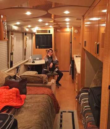 Shania Twain tour bus up for auction. (Photo courtesy of CCP Auctions)