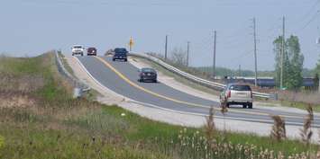 Highway 40 overpass near Confederation Line. May 28, 2019. (BlackburnNews file photo)