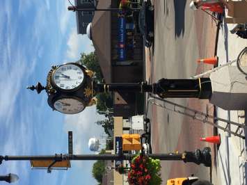 A Kingsville BIA project saw a new clock installed downtown on September 9, 2016. (Photo courtesy Kingsville BIA)