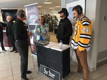 19th Annual Teddy Bear Toss Kickoff, Nov 1, 2016. BlackburnNews.com photo by Melanie Irwin. 