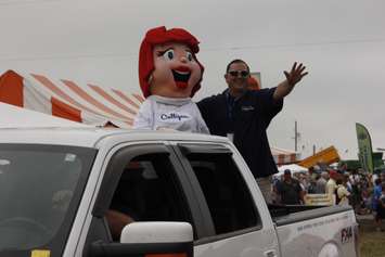 The Culligan Man was the designated water provider for the IPM 2018. (Photo by Angelica Haggert)